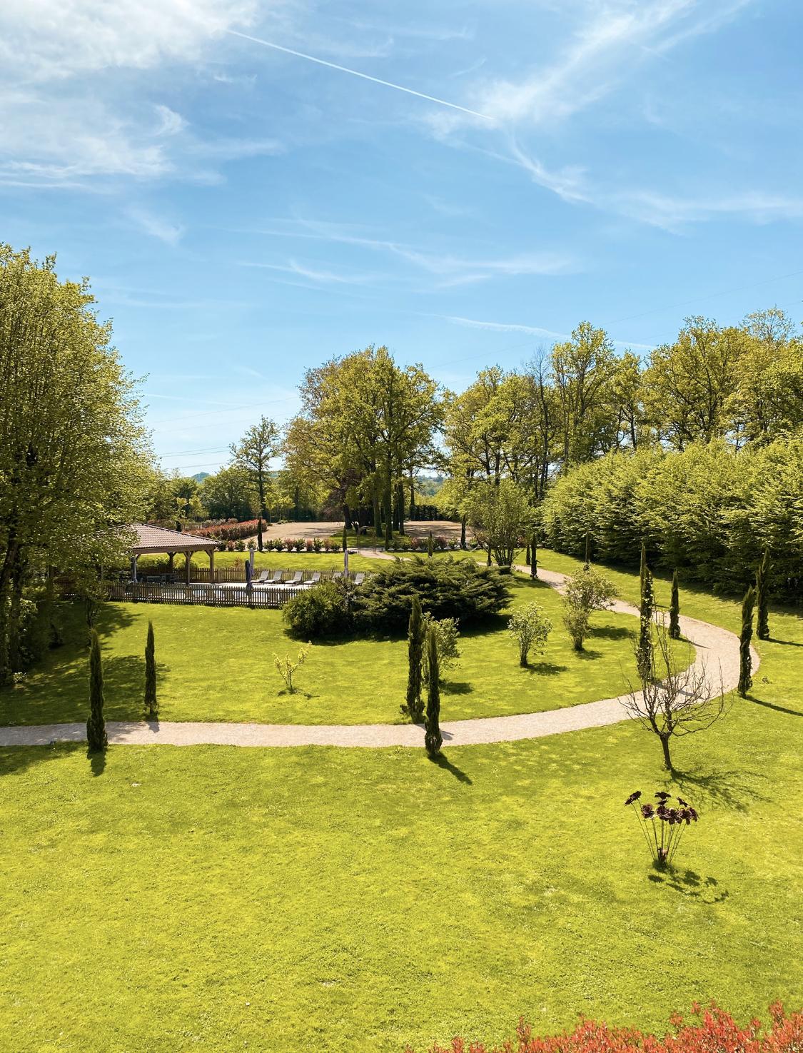Domaine des Tuileries parc vert et naturel